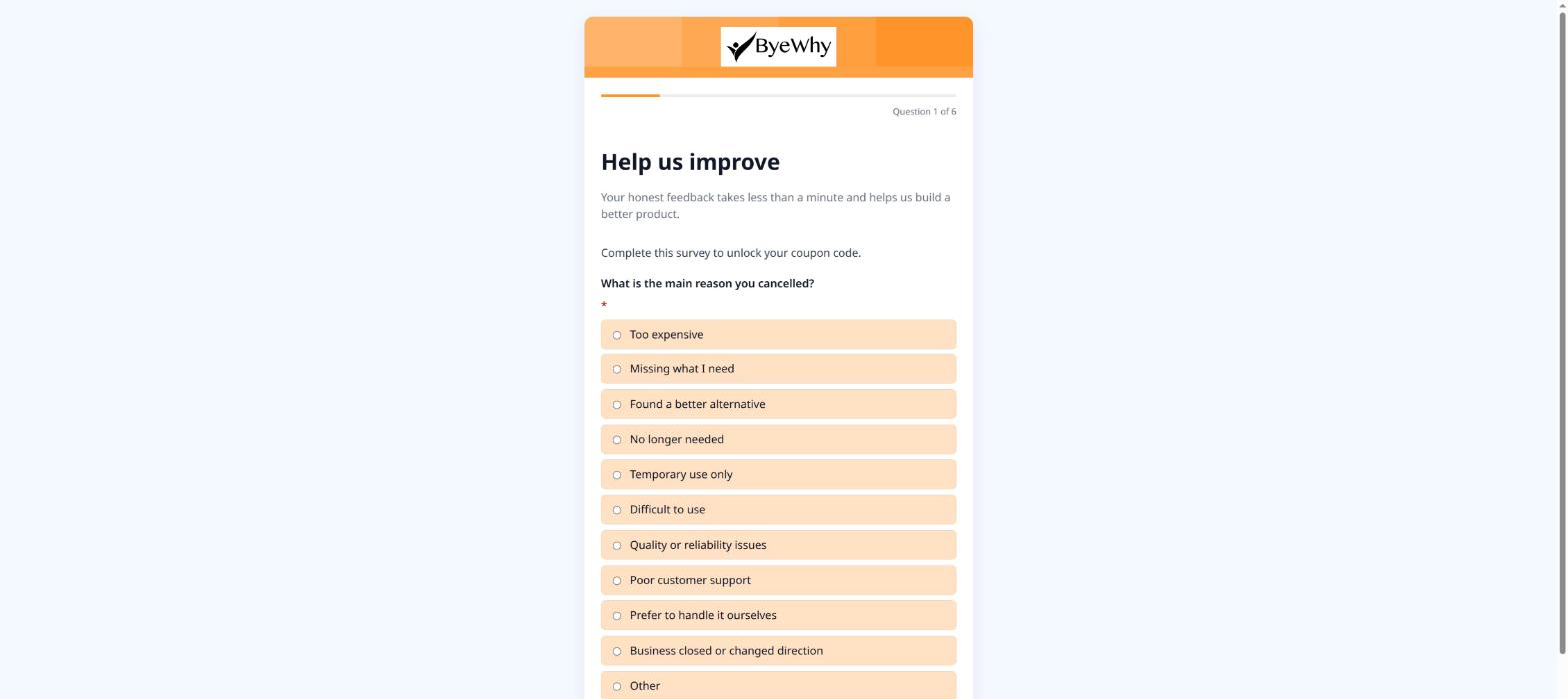 Survey preview